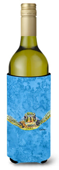 Turtle Wine Bottle Hugger Gift Sleeve for Standard 750 ml Bottles, Insulated Reusable Also Fits Mini Shot & Pint Bottles