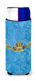 Turtle Slim Can Hugger , Insulated Foam Hugger for 12 oz Slim Cans, Beer Bottles & Water Bottles, Printed in USA