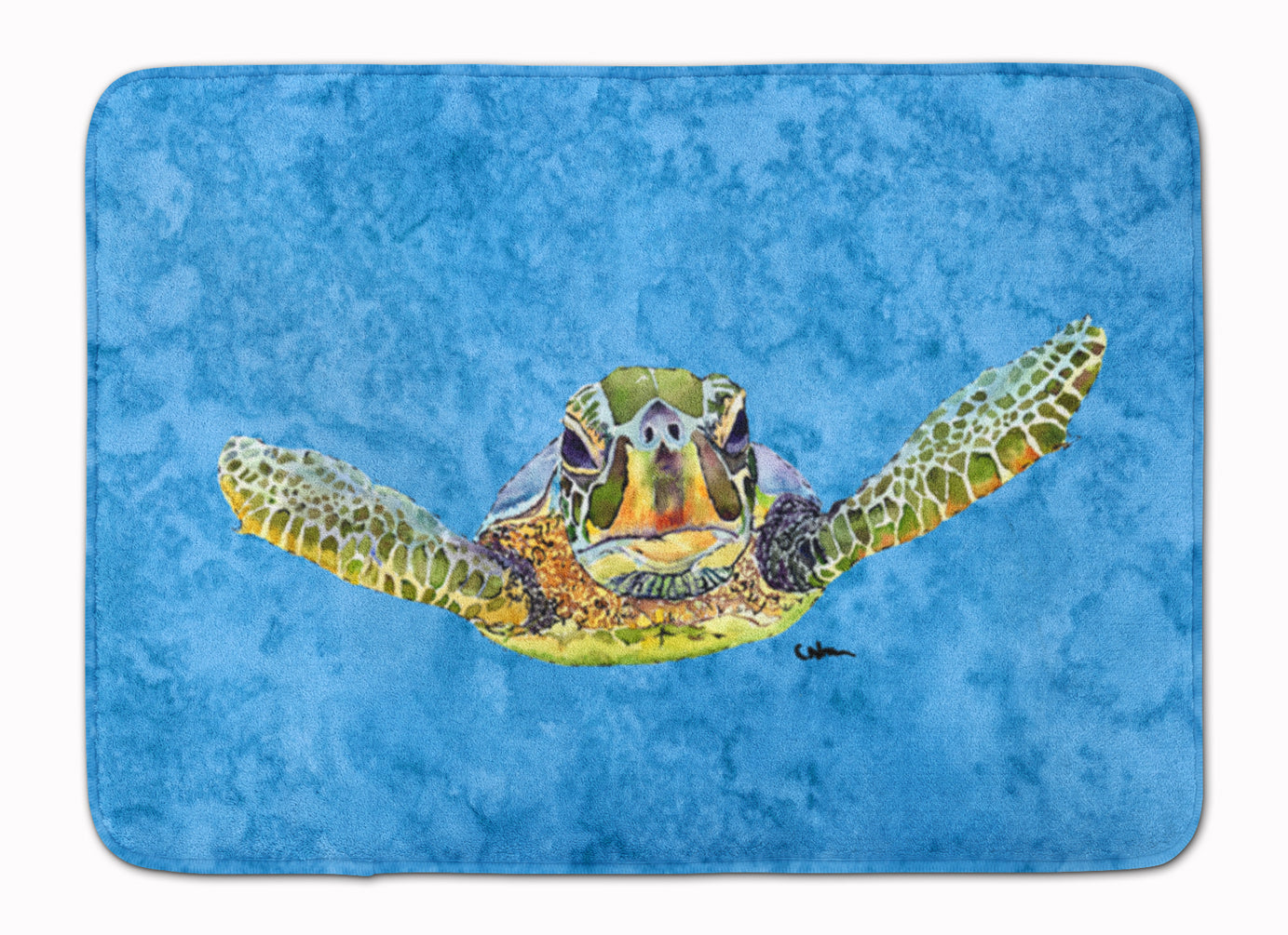 Turtle Memory Foam Kitchen Mat Machine Washable Anti-Fatigue Cushion Comfort Bath or Kitchen Rug