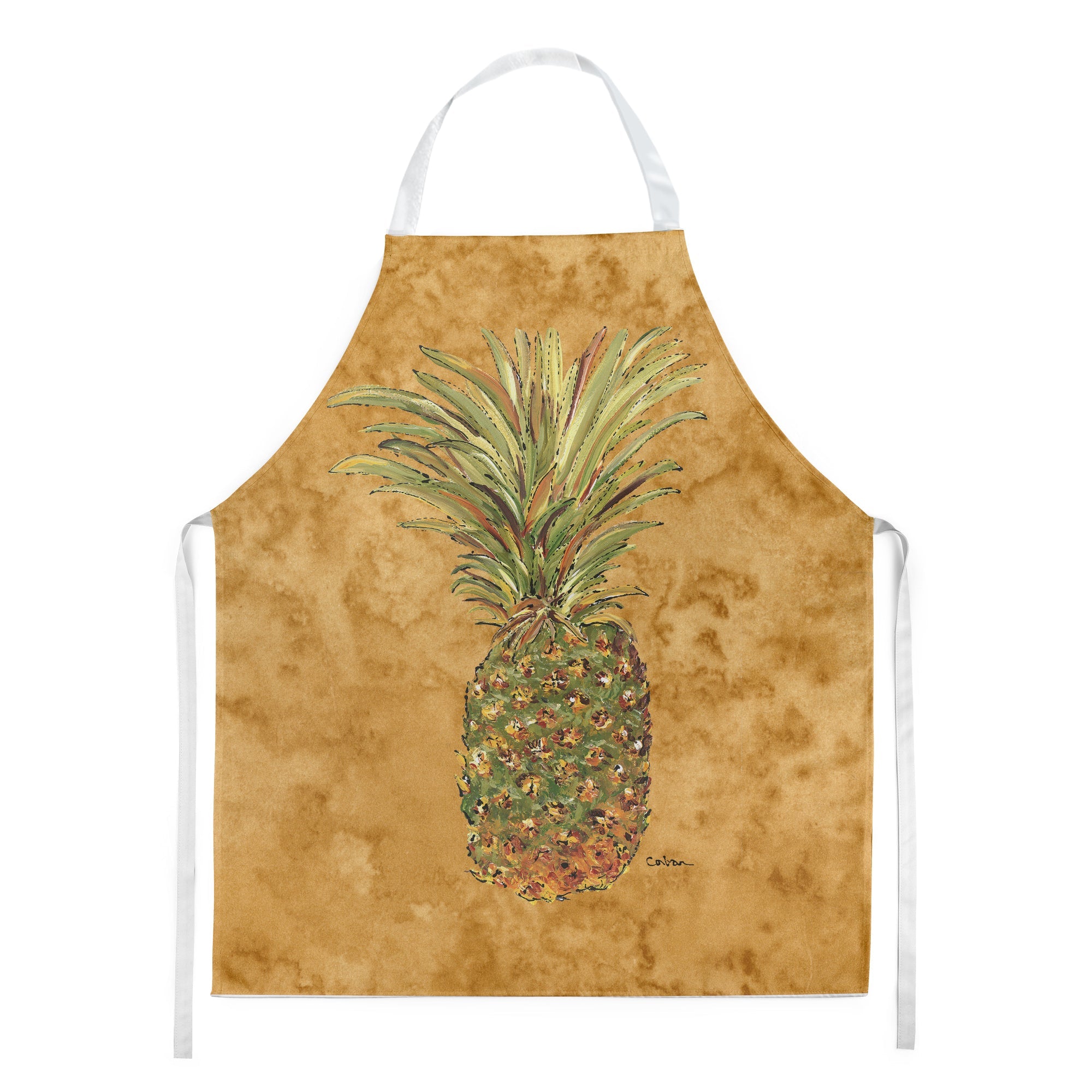 Pineapple Apron Cooking Kitchen Server Baking Crafts Gardening for Adult Women Men, Unisex, Large, Multicolor
