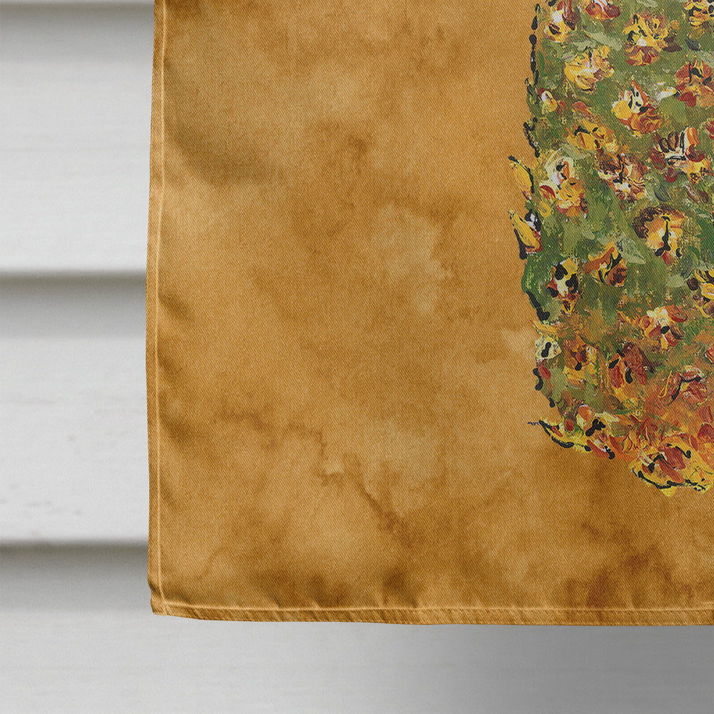 Pineapple House Flag 28x40 Porch Sleeve Pole Decorative Outside Yard Banner Artwork Wall Hanging, Polyester