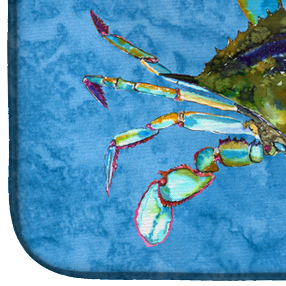 Crab Dish Drying Mat Absorbent Dish Drying Mat Pad for Kitchen Counter Dish Drainer Mat for Countertop, 14 x 21", Multicolor