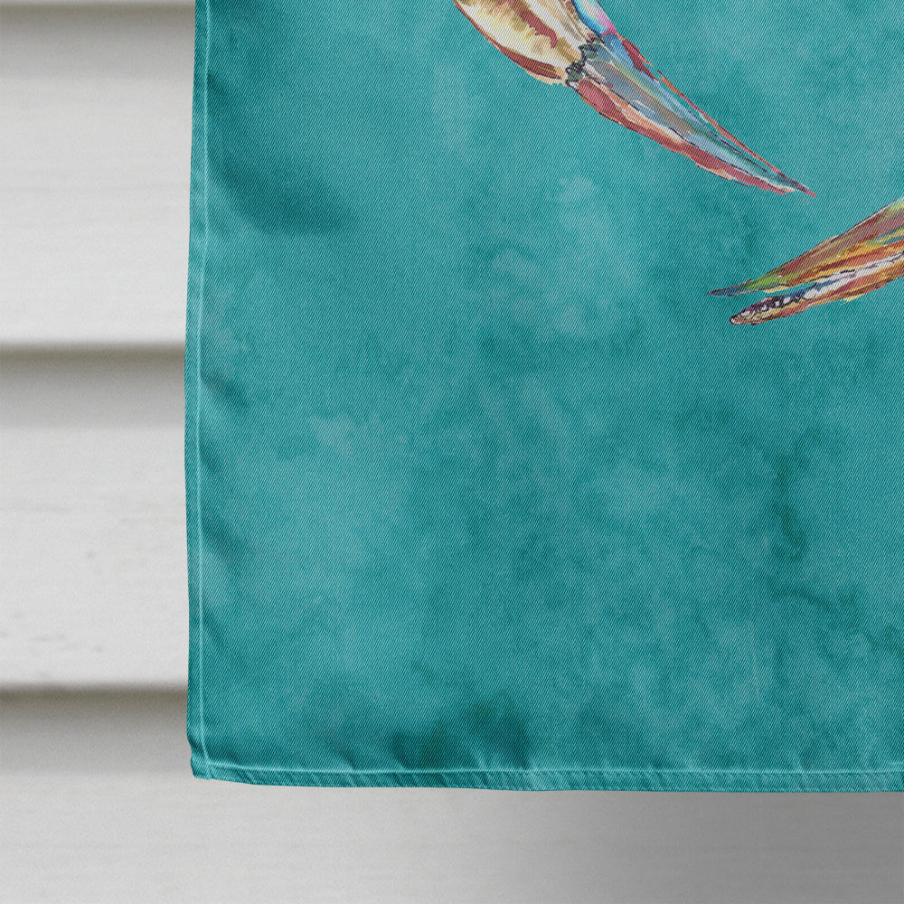 Crab House Flag 28x40 Porch Sleeve Pole Decorative Outside Yard Banner Artwork Wall Hanging, Polyester