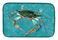 Crab Dish Drying Mat Absorbent Dish Drying Mat Pad for Kitchen Counter Dish Drainer Mat for Countertop, 14 x 21", Multicolor