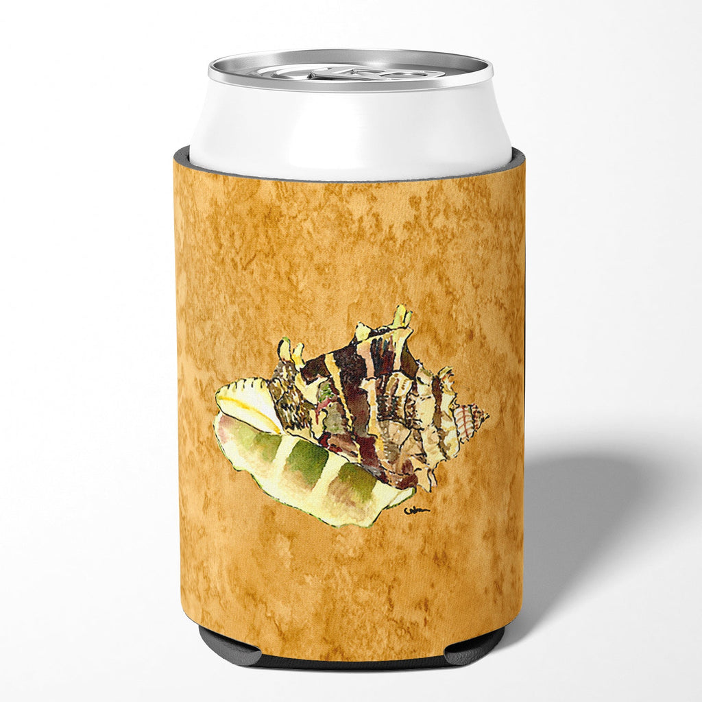 Shell Can or Bottle Hugger Cooler Sleeve for Standard 12 oz Cans, Insulated Foam Beer & Soda Can Hugger Reusable