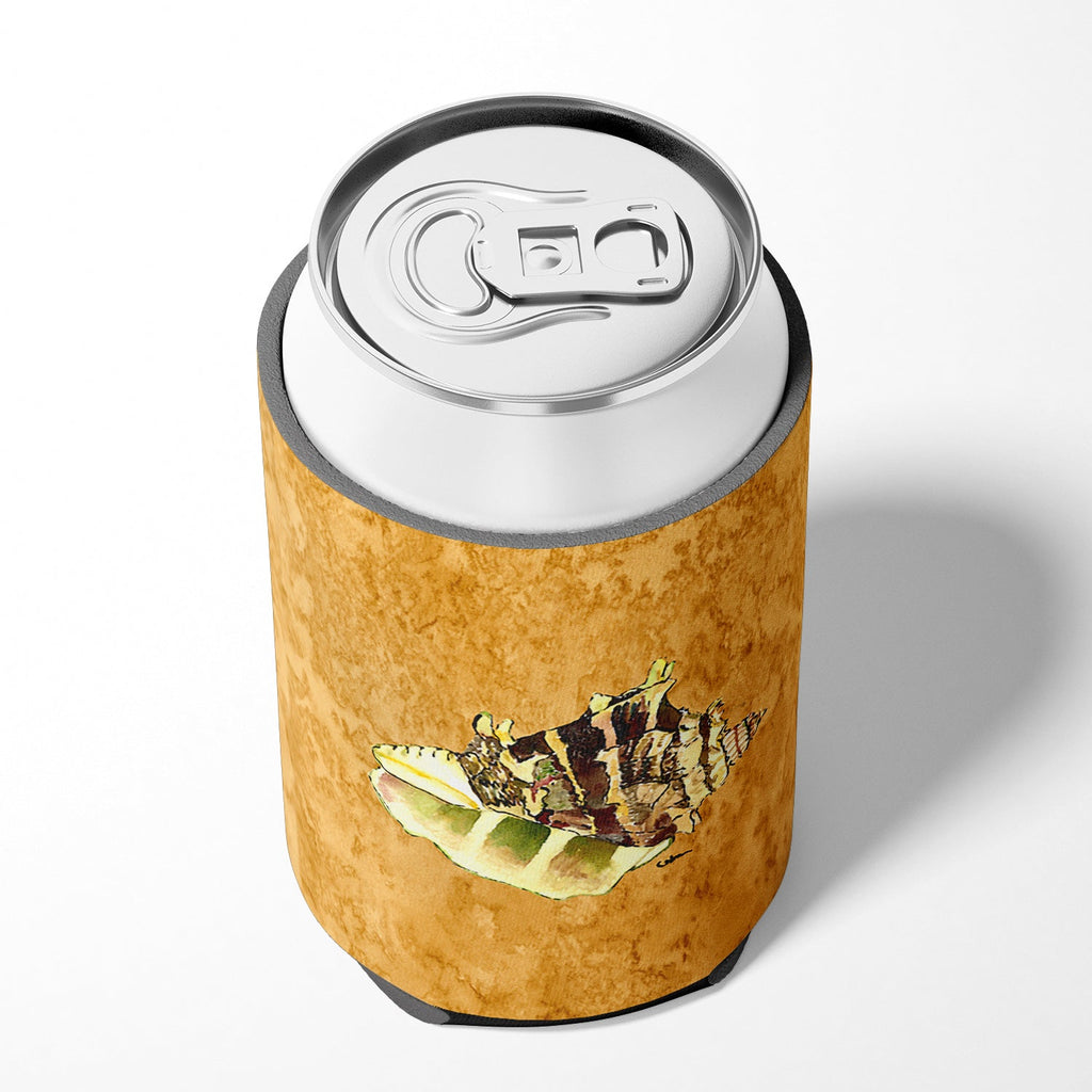 Shell Can or Bottle Hugger Cooler Sleeve for Standard 12 oz Cans, Insulated Foam Beer & Soda Can Hugger Reusable