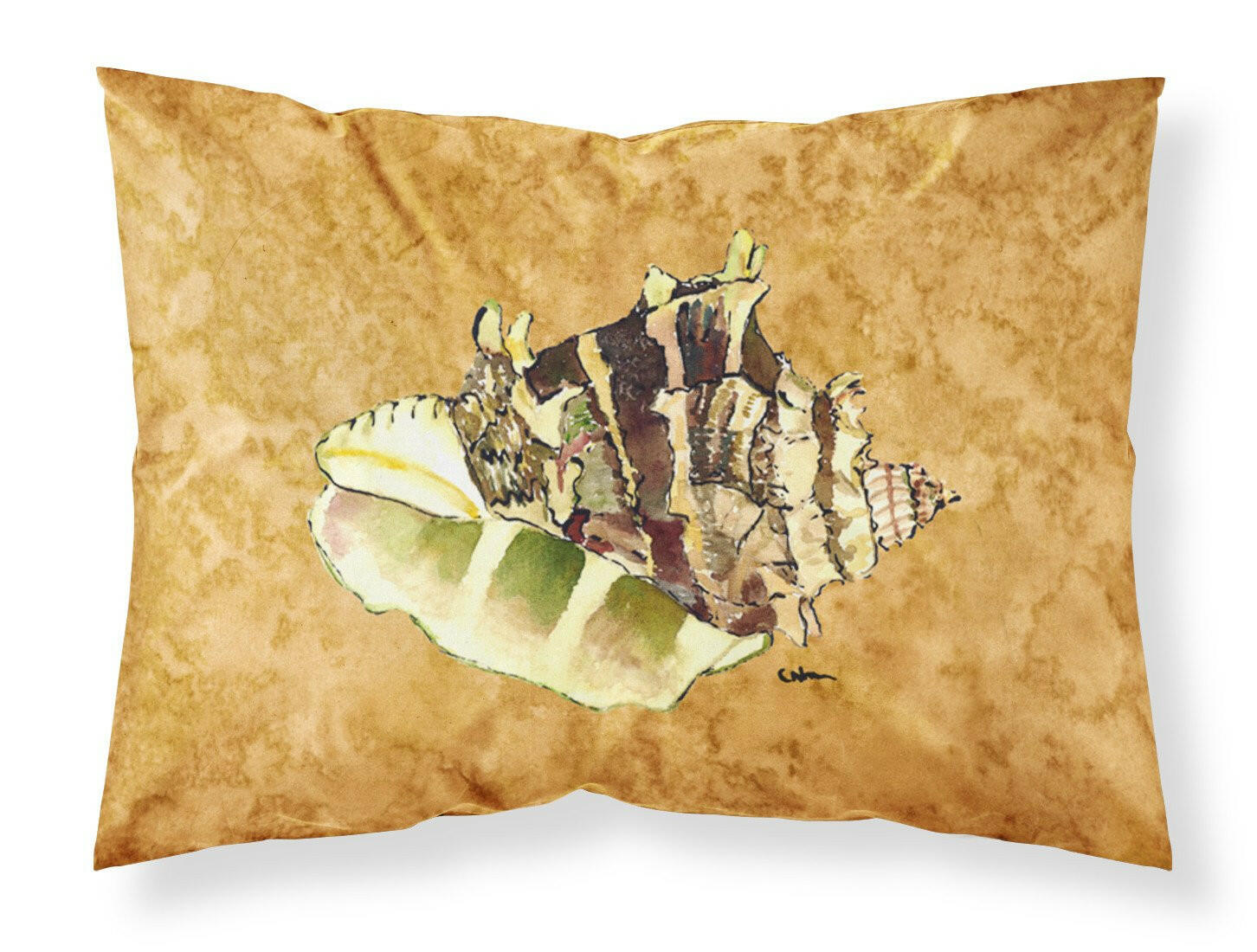 Shell Standard Pillowcase Lightweight Super Soft Easy Care Decorative Artwork Pillowcase, Standard