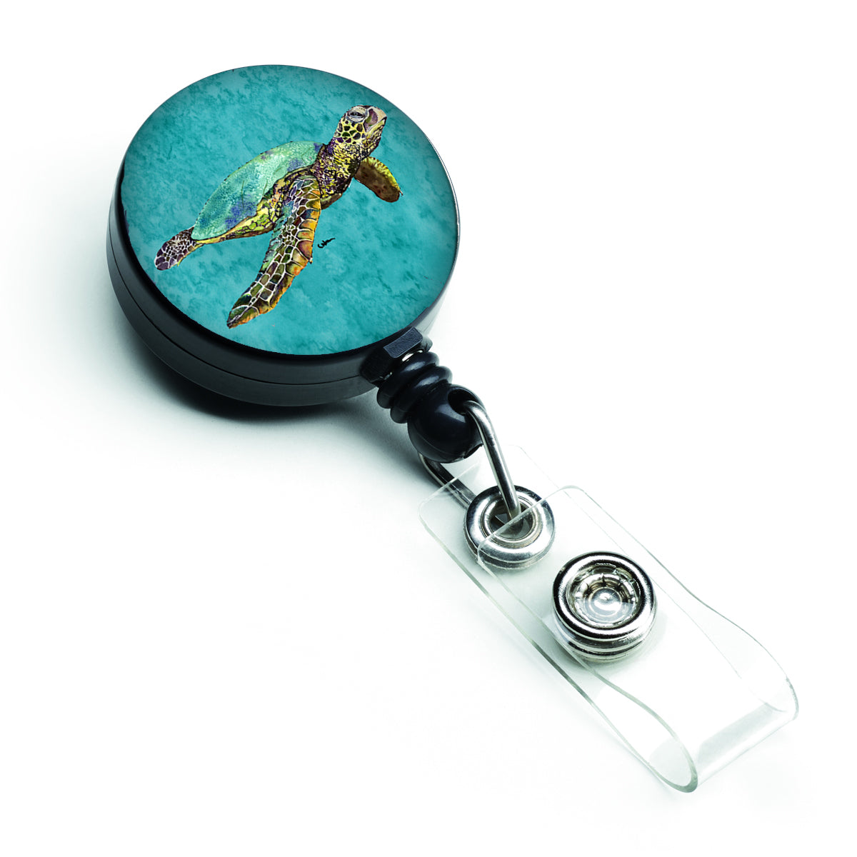 Turtle Retractable Badge Reel for Nurses ID Badge Holder with Clip Retractable Employee Badge Holder, Belt Clip