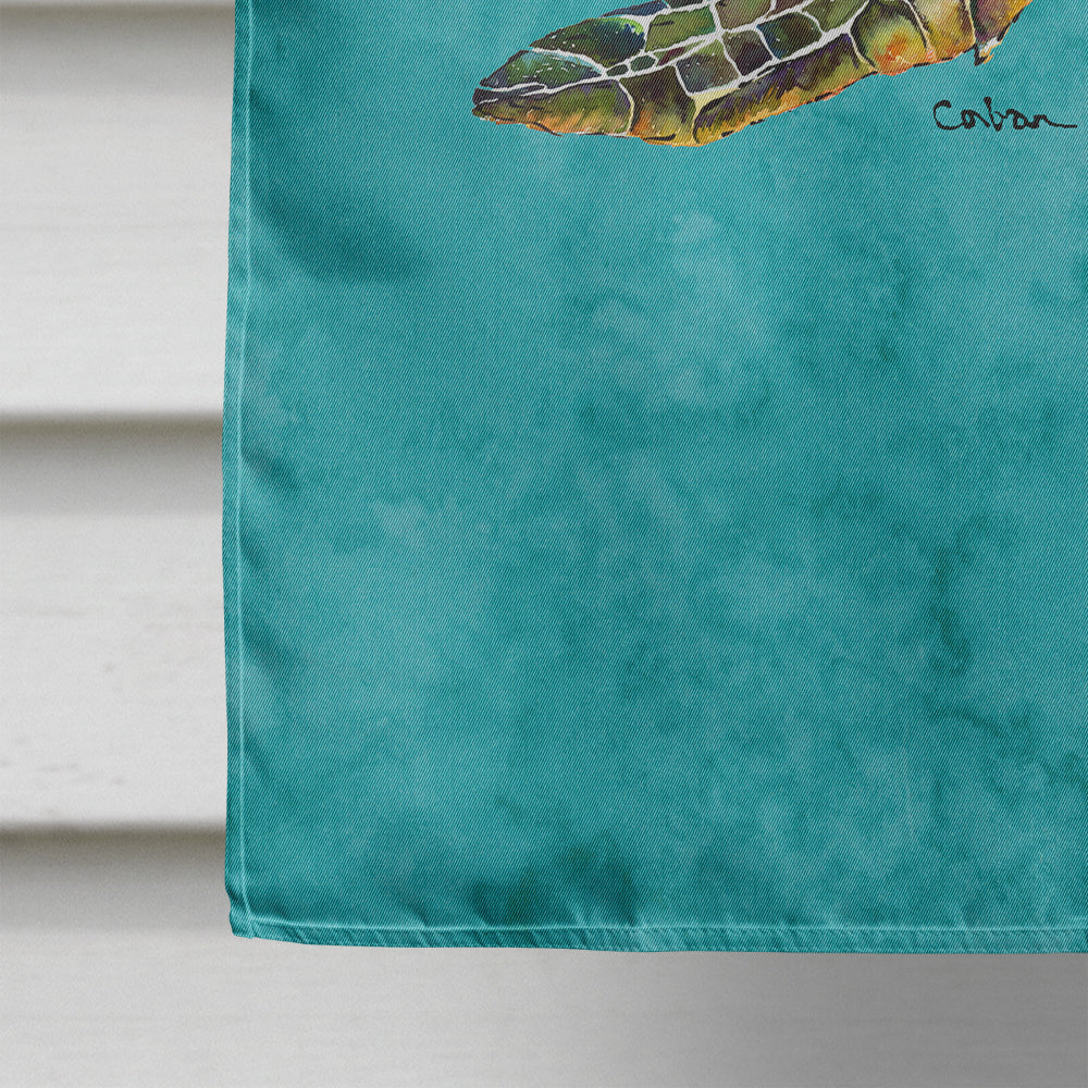 Turtle House Flag 28x40 Porch Sleeve Pole Decorative Outside Yard Banner Artwork Wall Hanging, Polyester