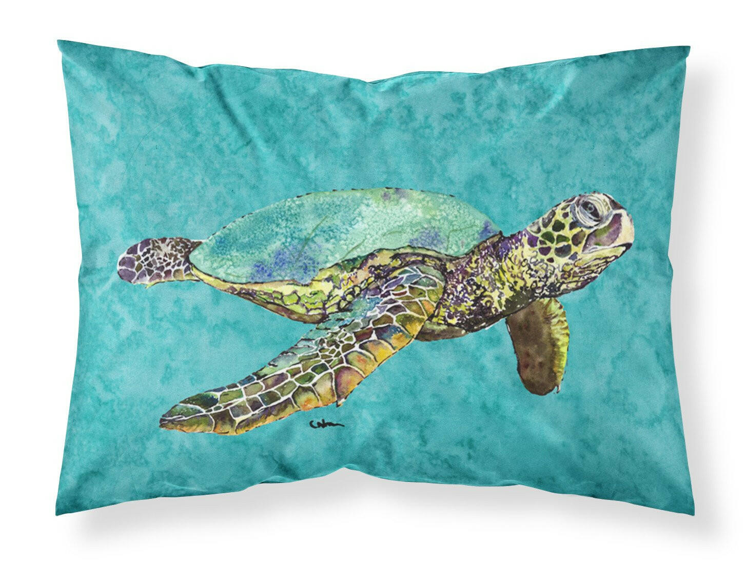 Turtle Standard Pillowcase Lightweight Super Soft Easy Care Decorative Artwork Pillowcase, Standard