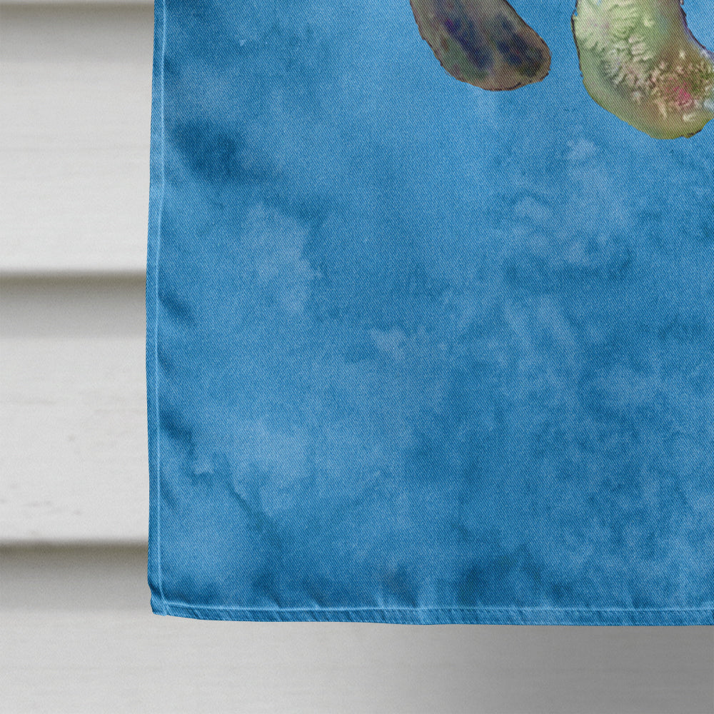Manatee House Flag 28x40 Porch Sleeve Pole Decorative Outside Yard Banner Artwork Wall Hanging, Polyester