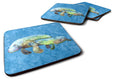 Manatee Foam Coasters Set of 4 Cup Coasters for Indoor Outdoor, Tabletop Protection, Anti Slip, Mouse pad Material