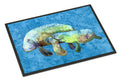 Manatee Doormat Indoor Outdoor 18H X 27W Front Door Mat Rugs for Entryway, Non Slip Washable