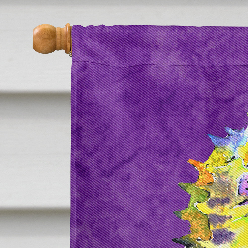 Seahorse House Flag 28x40 Porch Sleeve Pole Decorative Outside Yard Banner Artwork Wall Hanging, Polyester