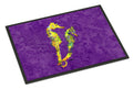 Seahorse Doormat Indoor Outdoor 18H X 27W Front Door Mat Rugs for Entryway, Non Slip Washable