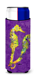 Seahorse Slim Can Hugger , Insulated Foam Hugger for 12 oz Slim Cans, Beer Bottles & Water Bottles, Printed in USA