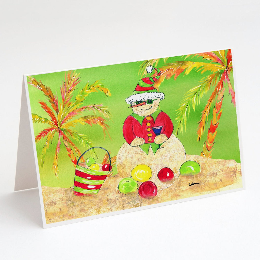 Sandman Snowman Greeting Cards Pack of 8 Blank Cards with Envelopes Whimsical A7 Size 5x7