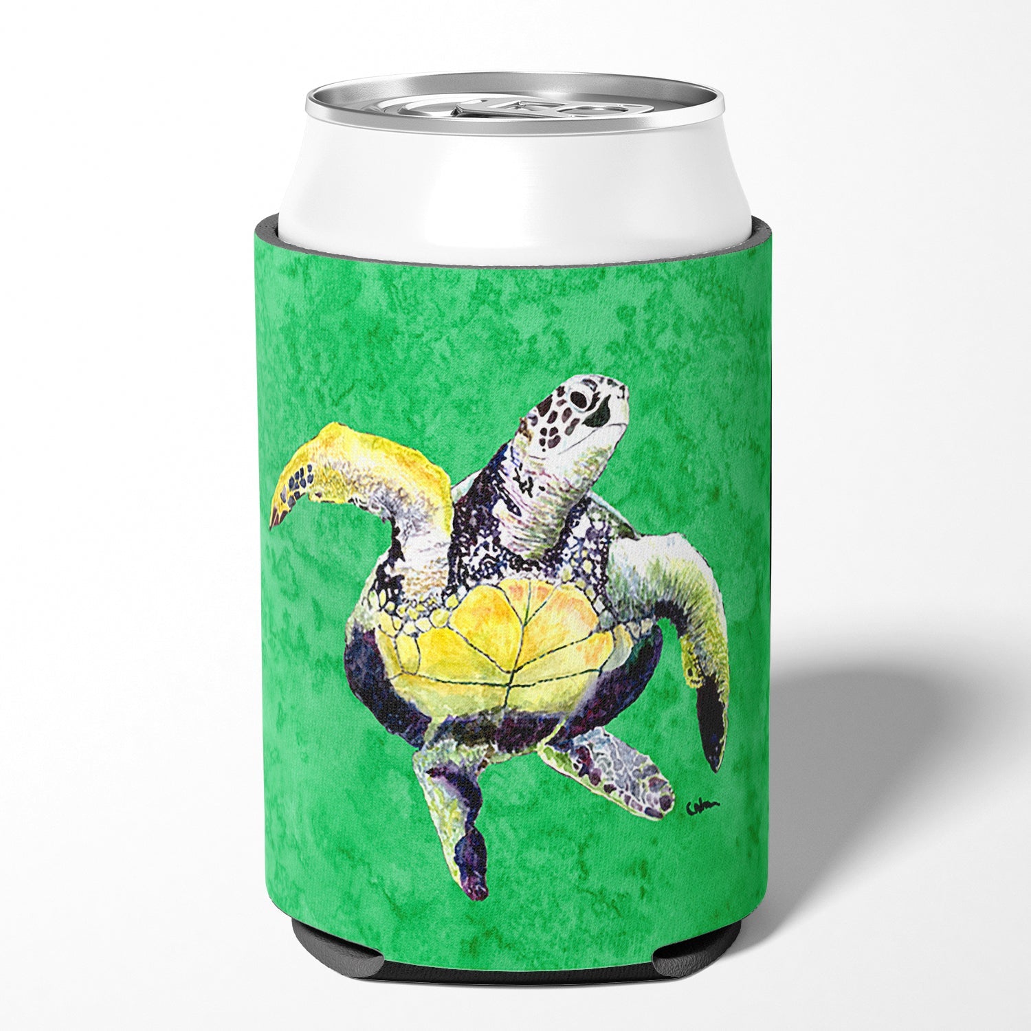 Turtle Can or Bottle Hugger Cooler Sleeve for Standard 12 oz Cans, Insulated Foam Beer & Soda Can Hugger Reusable