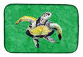 Turtle Dish Drying Mat Absorbent Dish Drying Mat Pad for Kitchen Counter Dish Drainer Mat for Countertop, 14 x 21", Multicolor