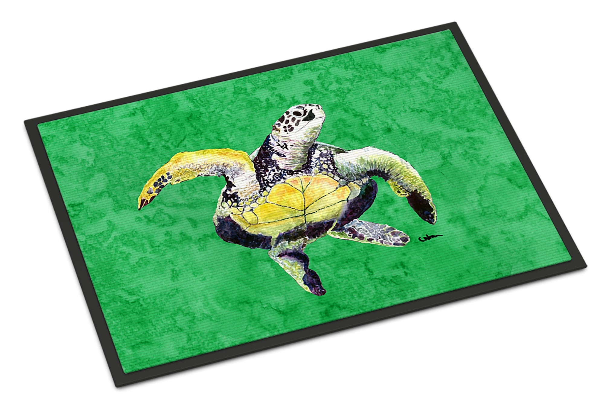 Turtle Doormat Indoor Outdoor 24H X 36W Front Door Mat Rugs for Entryway, Non Slip Washable Low Pile,