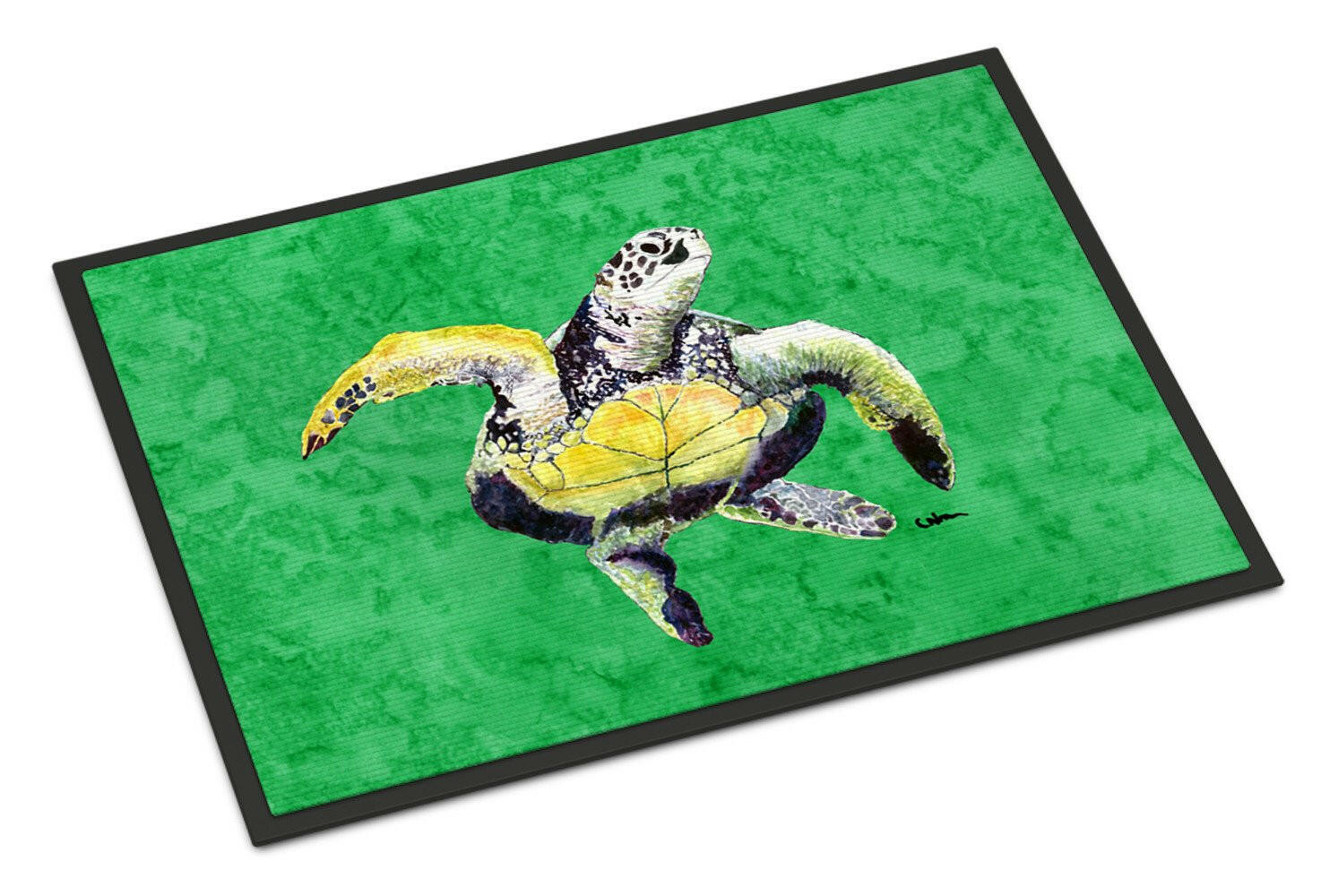 Turtle Doormat Indoor Outdoor 18H X 27W Front Door Mat Rugs for Entryway, Non Slip Washable