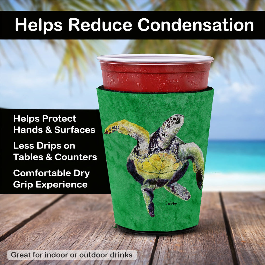 Turtle Red Cup Hugger Sleeve for 16–22 oz Party Cups, Insulated Foam Drink Holder for Iced Coffee, Tailgate & BBQ Reusable
