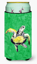 Turtle Tall Boy Hugger Can Cooler Sleeve Machine Washable Drink Collapsible Insulator Beverage Insulated Holder