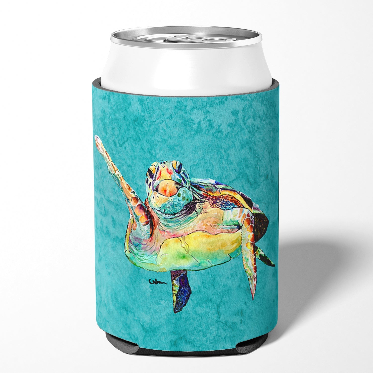 Turtle Can or Bottle Hugger Cooler Sleeve for Standard 12 oz Cans, Insulated Foam Beer & Soda Can Hugger Reusable