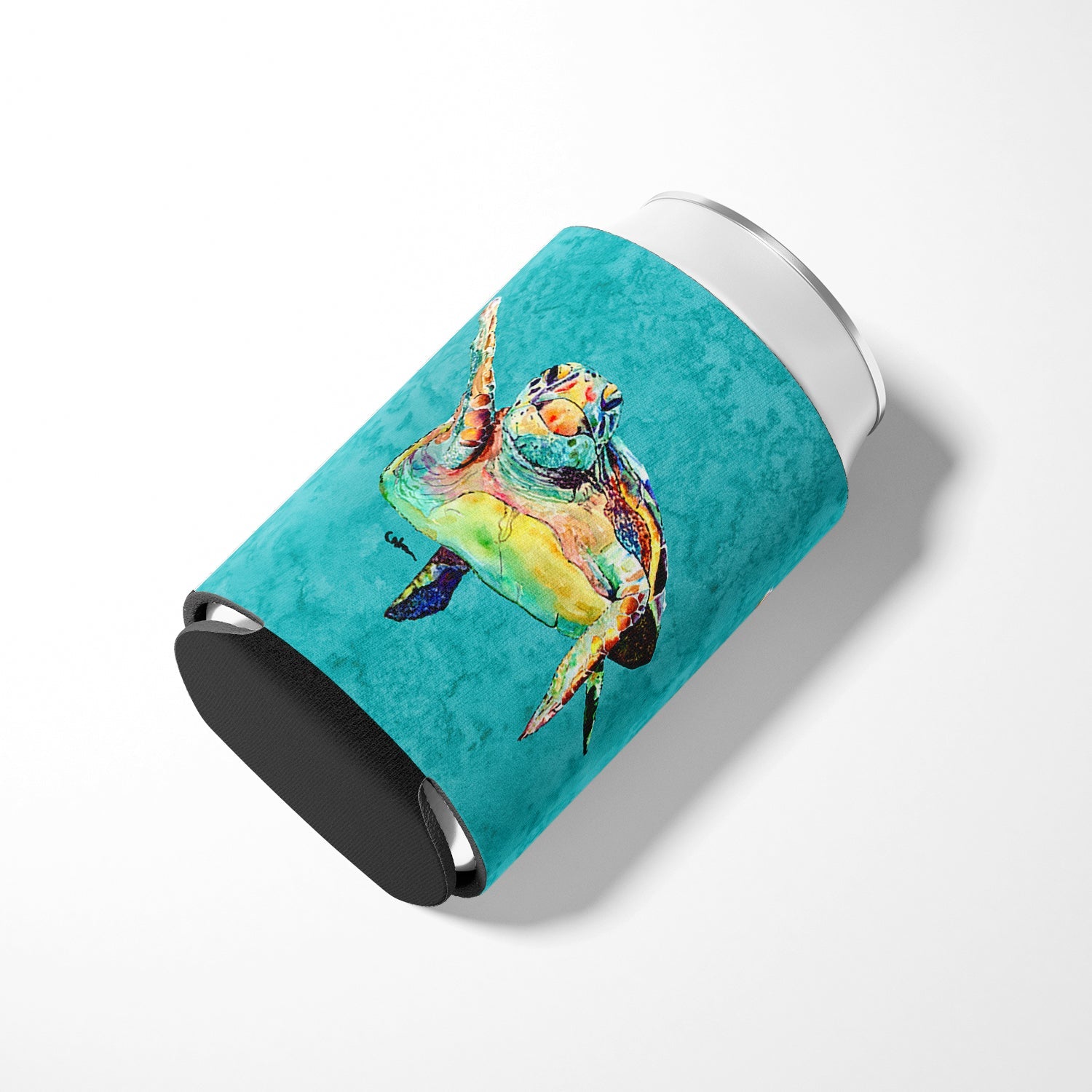 Turtle Can or Bottle Hugger Cooler Sleeve for Standard 12 oz Cans, Insulated Foam Beer & Soda Can Hugger Reusable