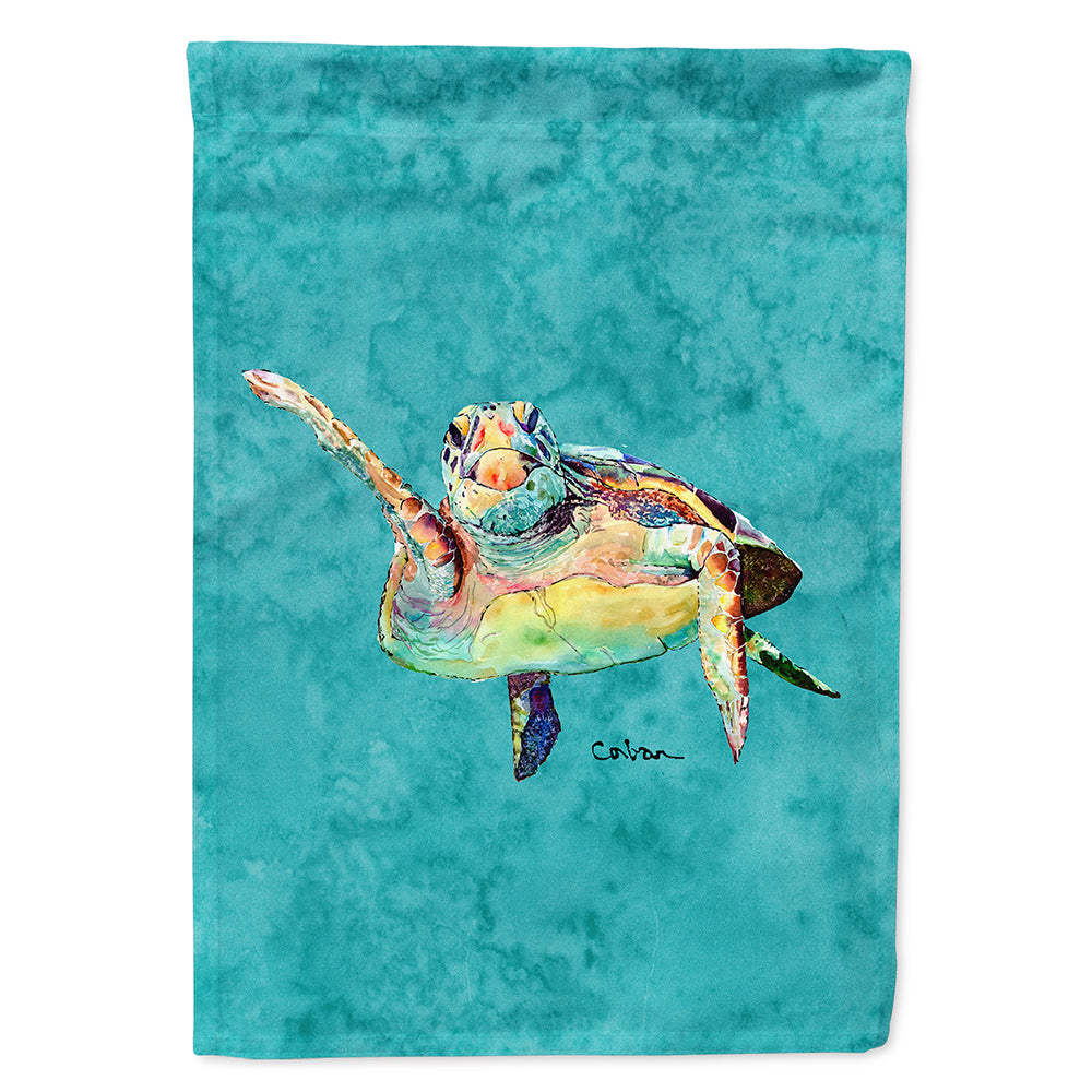 Turtle House Flag 28x40 Porch Sleeve Pole Decorative Outside Yard Banner Artwork Wall Hanging, Polyester