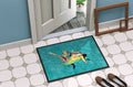 Turtle Doormat Indoor Outdoor 24H X 36W Front Door Mat Rugs for Entryway, Non Slip Washable Low Pile,