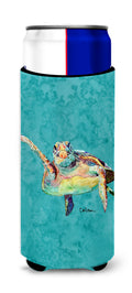 Turtle Slim Can Hugger , Insulated Foam Hugger for 12 oz Slim Cans, Beer Bottles & Water Bottles, Printed in USA