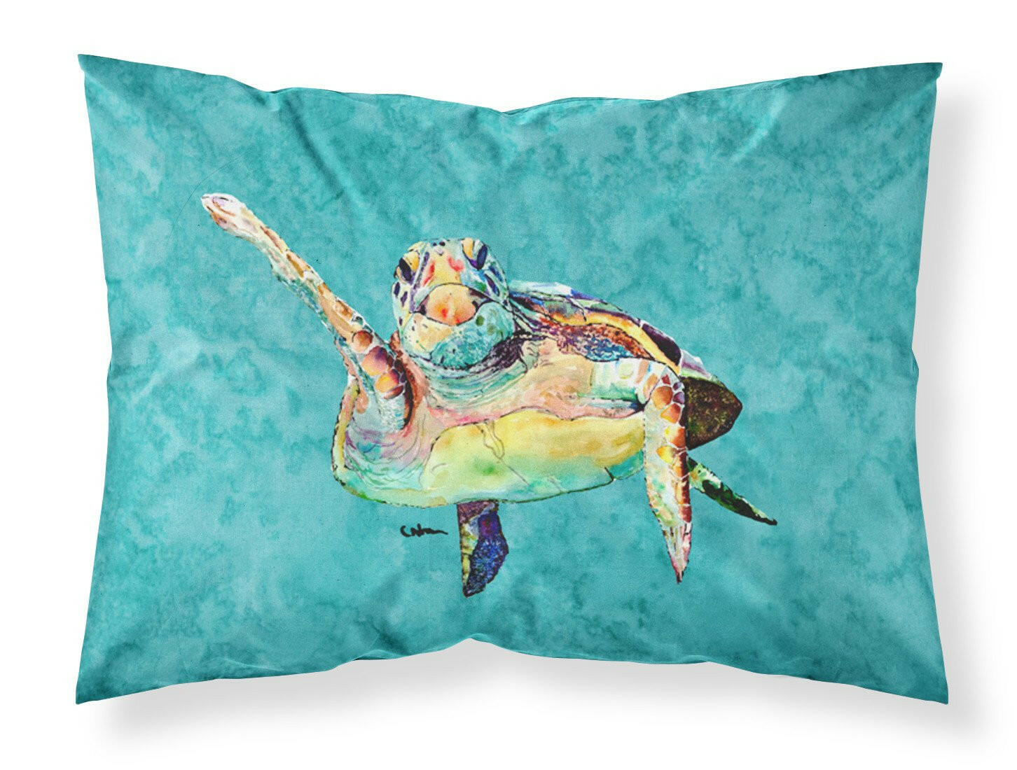Turtle Standard Pillowcase Lightweight Super Soft Easy Care Decorative Artwork Pillowcase, Standard
