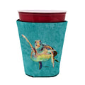 Turtle Red Cup Hugger Sleeve for 16–22 oz Party Cups, Insulated Foam Drink Holder for Iced Coffee, Tailgate & BBQ Reusable