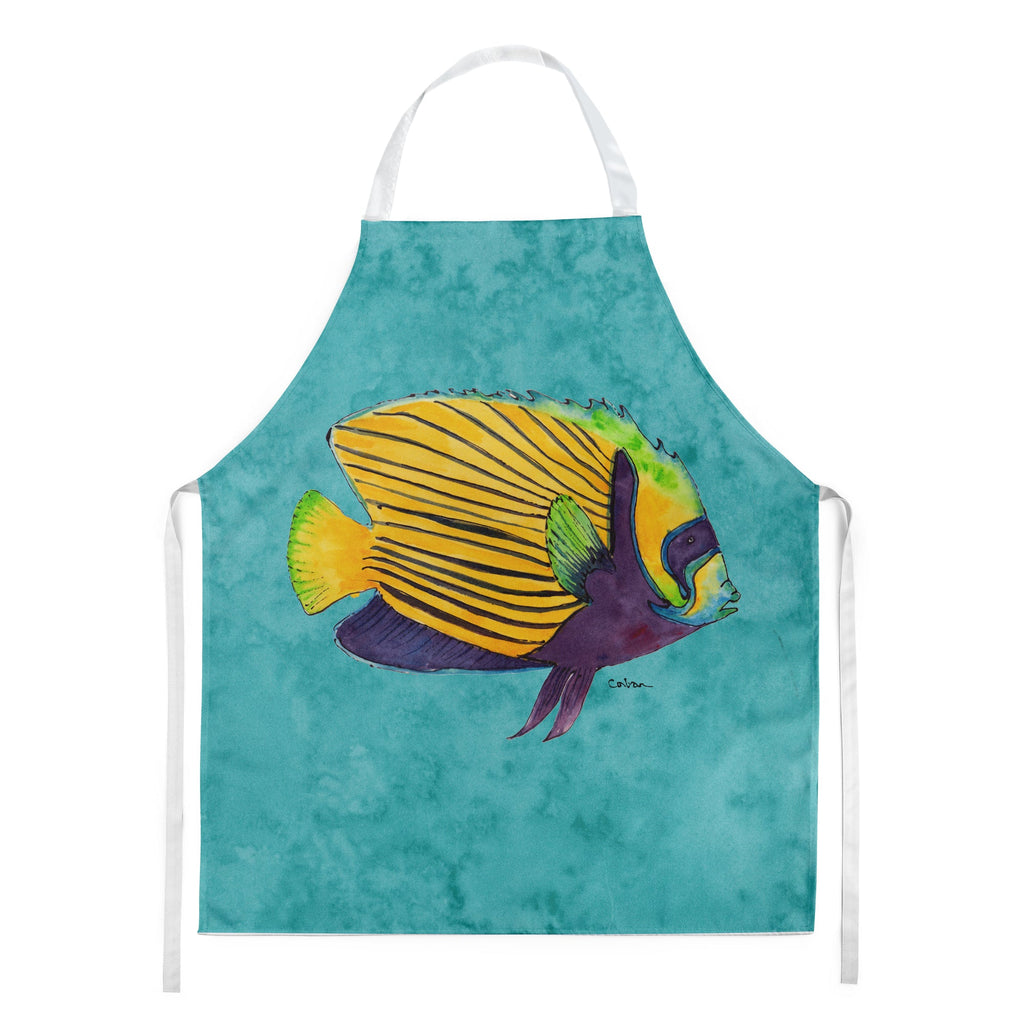 Tropical Fish Apron Cooking Kitchen Server Baking Crafts Gardening for Adult Women Men, Unisex, Large, Multicolor