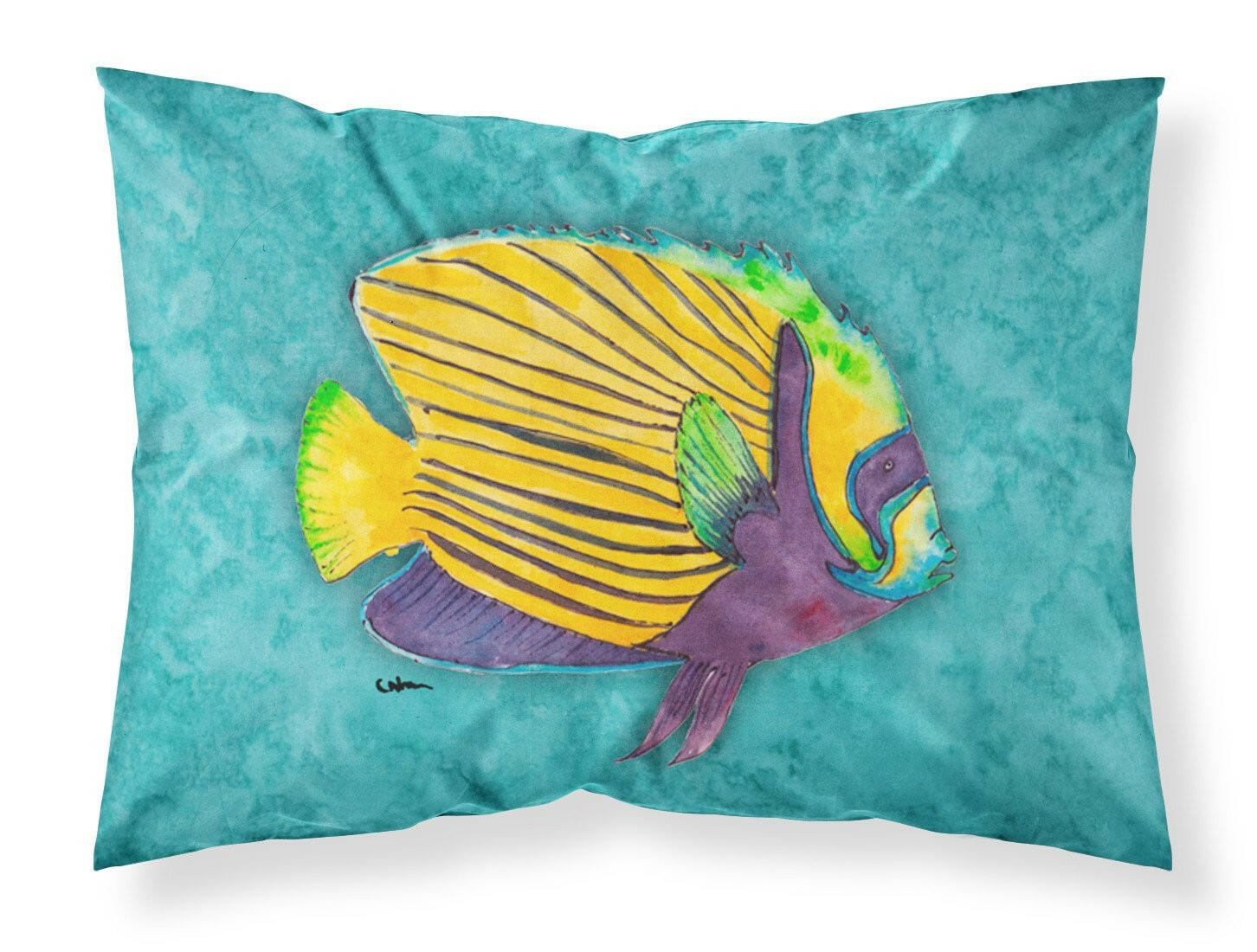 Tropical Fish Standard Pillowcase Lightweight Super Soft Easy Care Decorative Artwork Pillowcase, Standard