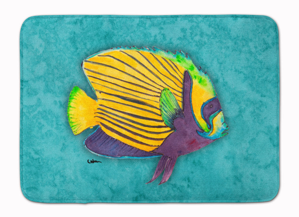 Tropical Fish Memory Foam Kitchen Mat Machine Washable Anti-Fatigue Cushion Comfort Bath or Kitchen Rug