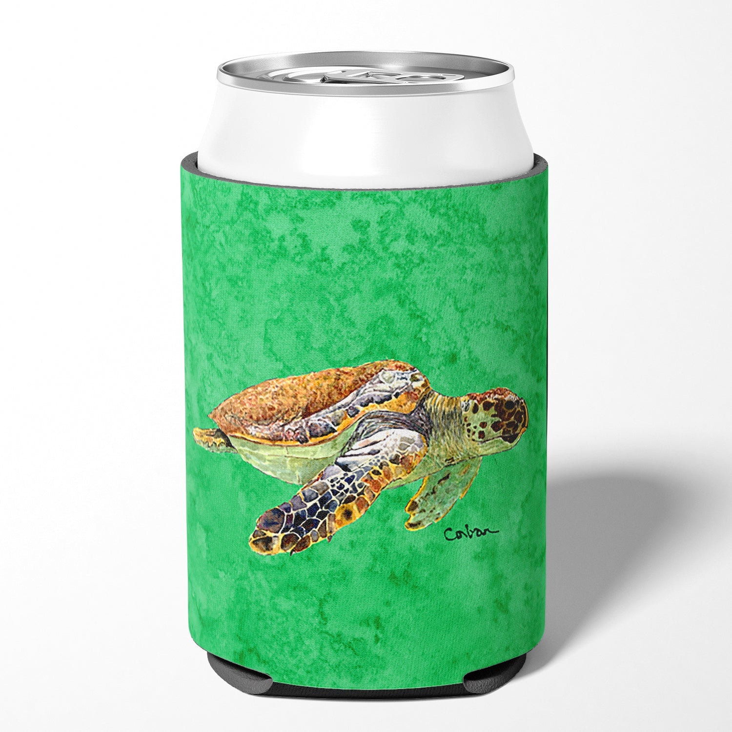 Turtle Can or Bottle Hugger Cooler Sleeve for Standard 12 oz Cans, Insulated Foam Beer & Soda Can Hugger Reusable