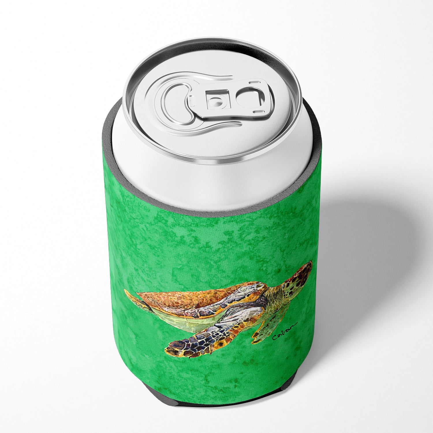 Turtle Can or Bottle Hugger Cooler Sleeve for Standard 12 oz Cans, Insulated Foam Beer & Soda Can Hugger Reusable