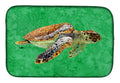 Turtle Dish Drying Mat Absorbent Dish Drying Mat Pad for Kitchen Counter Dish Drainer Mat for Countertop, 14 x 21", Multicolor