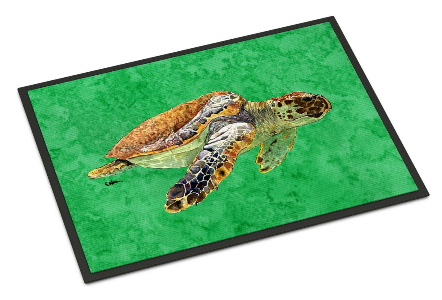 Turtle Doormat Indoor Outdoor 18H X 27W Front Door Mat Rugs for Entryway, Non Slip Washable