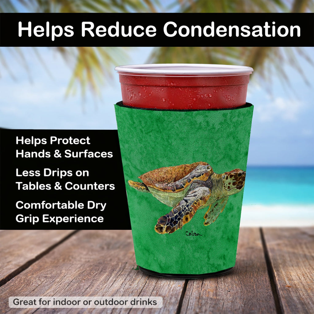 Turtle Red Cup Hugger Sleeve for 16–22 oz Party Cups, Insulated Foam Drink Holder for Iced Coffee, Tailgate & BBQ Reusable