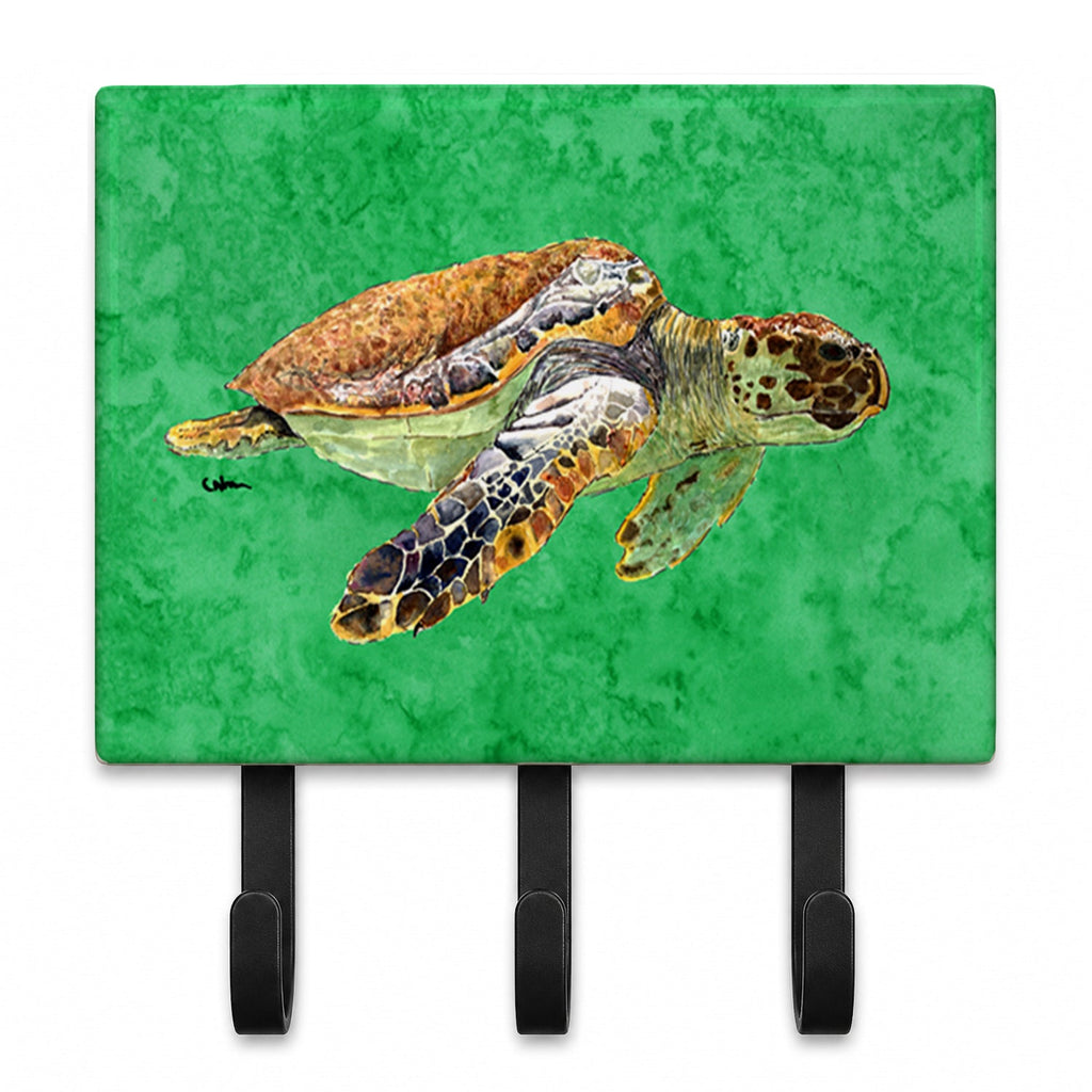 Turtle Leash or Key Holder Wall Hooks, Coat Rack Wall Mount, for Hanging Keys, Towels, Aprons, Leashes