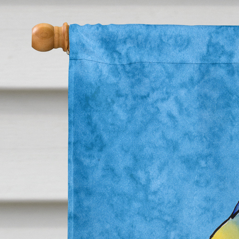 Tropical Fish House Flag 28x40 Porch Sleeve Pole Decorative Outside Yard Banner Artwork Wall Hanging, Polyester