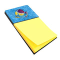 Tropical Fish Watercolor Sticky Note Holder Refillable Dispenser Desk Accessory 3x3 Pad Gift