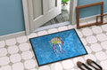 Jellyfish Doormat Indoor Outdoor 24H X 36W Front Door Mat Rugs for Entryway, Non Slip Washable Low Pile,