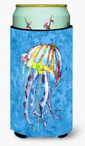 Jellyfish Tall Boy Hugger Can Cooler Sleeve Machine Washable Drink Collapsible Insulator Beverage Insulated Holder