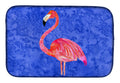 Flamingo Dish Drying Mat Absorbent Dish Drying Mat Pad for Kitchen Counter Dish Drainer Mat for Countertop, 14 x 21", Multicolor