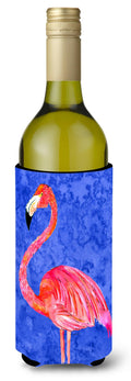 Flamingo Wine Bottle Hugger Gift Sleeve for Standard 750 ml Bottles, Insulated Reusable Also Fits Mini Shot & Pint Bottles