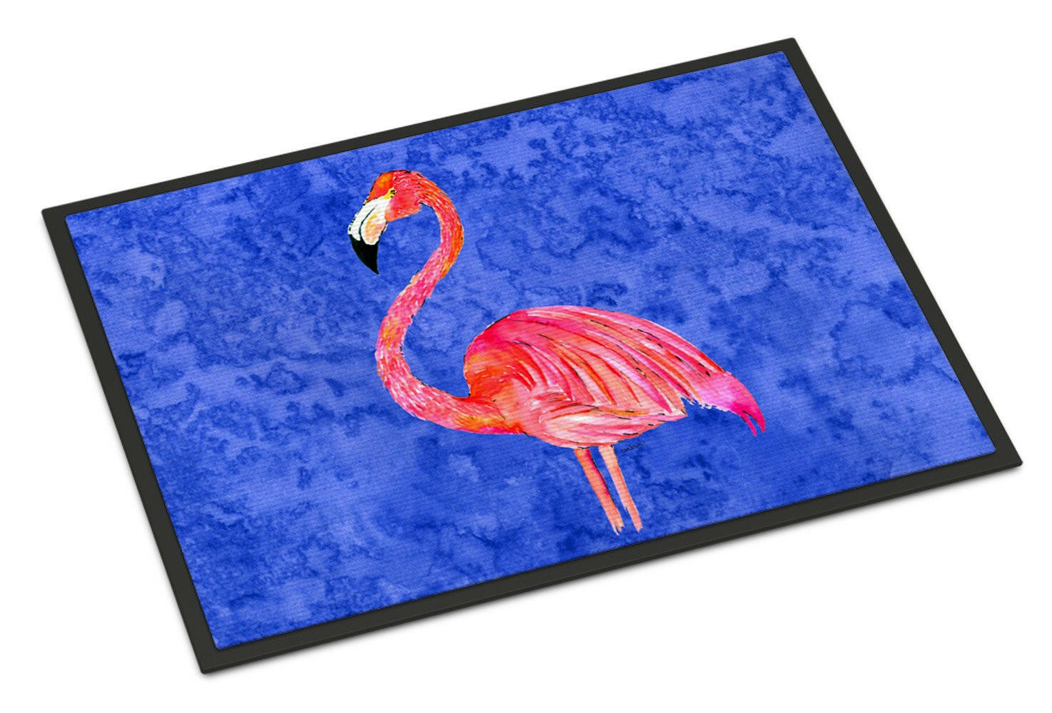 Flamingo Doormat Indoor Outdoor 18H X 27W Front Door Mat Rugs for Entryway, Non Slip Washable